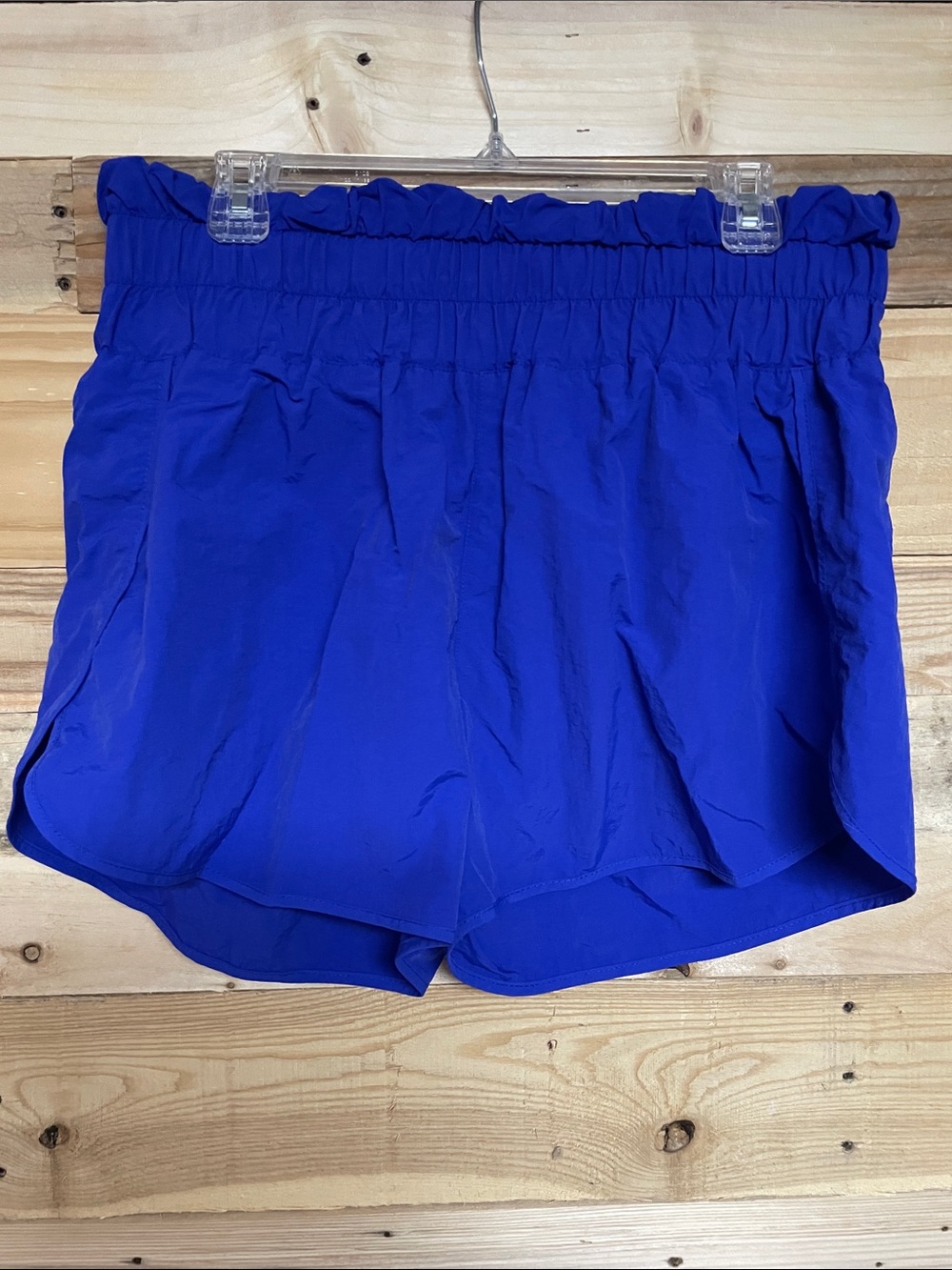 Zenana size XL Royal Blue Color Athletic Shorts Relaxed Fit with Built-in Panty